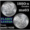 Image 1 : 1890-s Morgan Dollar $1 Grades Select Unc
