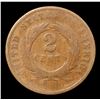 Image 3 : 1864 Two Cent Piece 2c Grades f, fine
