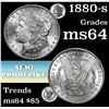 Image 1 : 1880-s Morgan Dollar $1 Grades Choice Unc