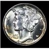 Image 2 : 1937-p Mercury Dime 10c Grades GEM+ Unc