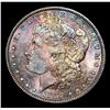 Image 2 : 1887-p Rainbow Toned Morgan Dollar $1 Grades GEM Unc