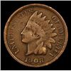 Image 2 : 1908-s Indian Cent 1c Grades xf