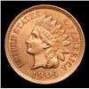 Image 2 : 1904 Indian Cent 1c Grades Choice Unc RD