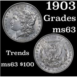 1903-p Morgan Dollar $1 Grades Select Unc
