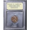 Image 2 : ***Auction Highlight*** 1955/1955 DDO Lincoln Cent 1c Graded Choice Unc BN By USCG (fc)