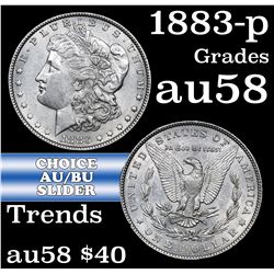 1883-p Morgan Dollar $1 Grades Choice AU/BU Slider