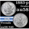 Image 1 : 1883-p Morgan Dollar $1 Grades Choice AU/BU Slider