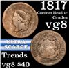 Image 1 : 1817 Coronet Head Large Cent 1c Grades vg, very good
