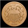 Image 2 : 1864 Two Cent Piece 2c Grades vg+