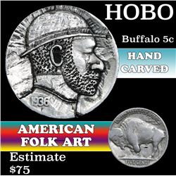 Hobo Buffalo Nickel 5c