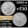 Image 1 : 1885-s Morgan Dollar $1 Grades vf++