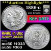 Image 1 : ***Auction Highlight*** 1886-o Morgan Dollar $1 Graded Unc Details By USCG (fc)