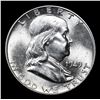 Image 2 : 1949-p Franklin Half Dollar 50c Grades Choice Unc FBL