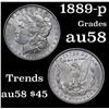 Image 1 : 1889-p Morgan Dollar $1 Grades Choice AU/BU Slider
