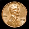 Image 2 : 1956-p Mint Error 'Clipped Planchet' Lincoln Cent 1c Grades Choice AU