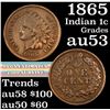 Image 1 : 1865 Indian Cent 1c Grades Select AU