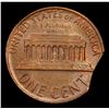 Image 3 : 1964-d Mint Error 'Clipped Planchet' Lincoln Cent 1c Grades Select Unc BN