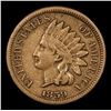 Image 2 : 1859 Indian Cent 1c Grades xf+