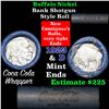 Image 1 : Full roll of Buffalo Nickels, 1923 on one end & a 'd' Mint reverse on other end (fc)
