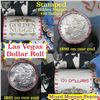 Image 1 : ***Auction Highlight*** $20 Las Vegas Mixed Morgan & Peace Bank style Roll Stamped Golden Nugget (fc