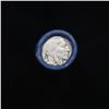 Image 2 : Full roll of Buffalo Nickels, 1920 on one end & a 'd' Mint reverse on other end (fc)
