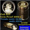 Image 1 : Proof 2004-s Sacagawea dollar roll $1, 20 pieces (fc)