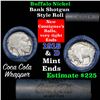 Image 1 : Full roll of Buffalo Nickels, 1915 on one end & a 'd' Mint reverse on other end (fc)