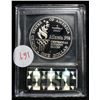 Image 3 : 1996-p Olympic Rowing Proof Modern Commem Dollar $1 Grades GEM++ Proof Deep Cameo