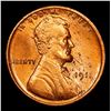 Image 2 : 1911-p Mint Error, struck with rusted dies Lincoln Cent 1c Grades Select Unc RD
