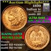 Image 1 : ***Auction Highlight*** 1899 Indian Cent 1c Graded GEM++ RD by USCG (fc)