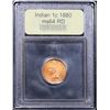 Image 2 : ***Auction Highlight*** 1880 Indian Cent 1c Graded Choice Unc RD by USCG (fc)