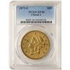 Image 1 : 1873-S Closed 3 $20 Liberty Head Double Eagle Gold Coin PCGS XF40