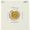 Image 1 : 1851 $1 Liberty Head Gold Dollar Coin