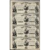 Image 1 : Uncut Sheet of 1800's $2 Ket Forint Obsolete Notes