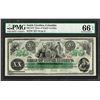 Image 1 : 1872 $20 State of South Carolina Revenue Bond Obsolete Note PMG Gem Uncirculated