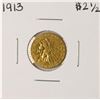 Image 1 : 1913 $2 1/2 Indian Head Quarter Eagle Gold Coin