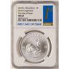 Image 1 : 2018 South Africa Krugerrand Silver Coin NGC MS69 First Day of Issue