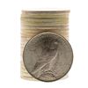 Image 2 : Roll of (20) Brilliant Uncirculated 1923 $1 Peace Silver Dollar Coins