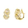 Image 2 : 18KT Yellow Gold 2.00 ctw Diamond Earrings