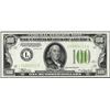 Image 1 : 1934 $100 Federal Reserve Note San Francisco Light Green Seal
