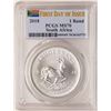 Image 1 : 2018 South Africa Krugerrand Silver Coin PCGS MS70 First Issue