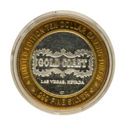 .999 Fine Silver Gold Coast Las Vegas $10 Casino Limited Edition Gaming Token