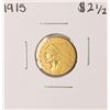 Image 1 : 1915 $2 1/2 Indian Head Quarter Eagle Gold Coin