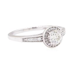 14KT White Gold 0.79 ctw Diamond Ring