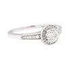 Image 1 : 14KT White Gold 0.79 ctw Diamond Ring