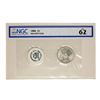 Image 1 : 1886 $1 Morgan Silver Dollar Coin GSA Soft Pack NGC MS62