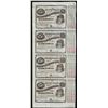 Image 1 : Uncut Sheet of (4) State of Louisiana Baby Bond Obsolete Notes