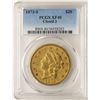 1873-S Closed 3 $20 Liberty Head Double Eagle Gold Coin PCGS XF40