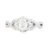 14KT White Gold 0.94 ctw Diamond Ring