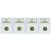 Image 1 : Lot of (4) 2005 Bison Nickel Coins NGC MS64